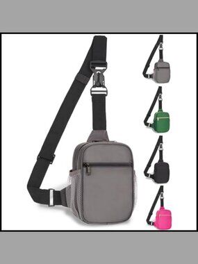 Anti Theft RFID Blocking Crossbody Sling Bag Water Resistant Nylon Travel